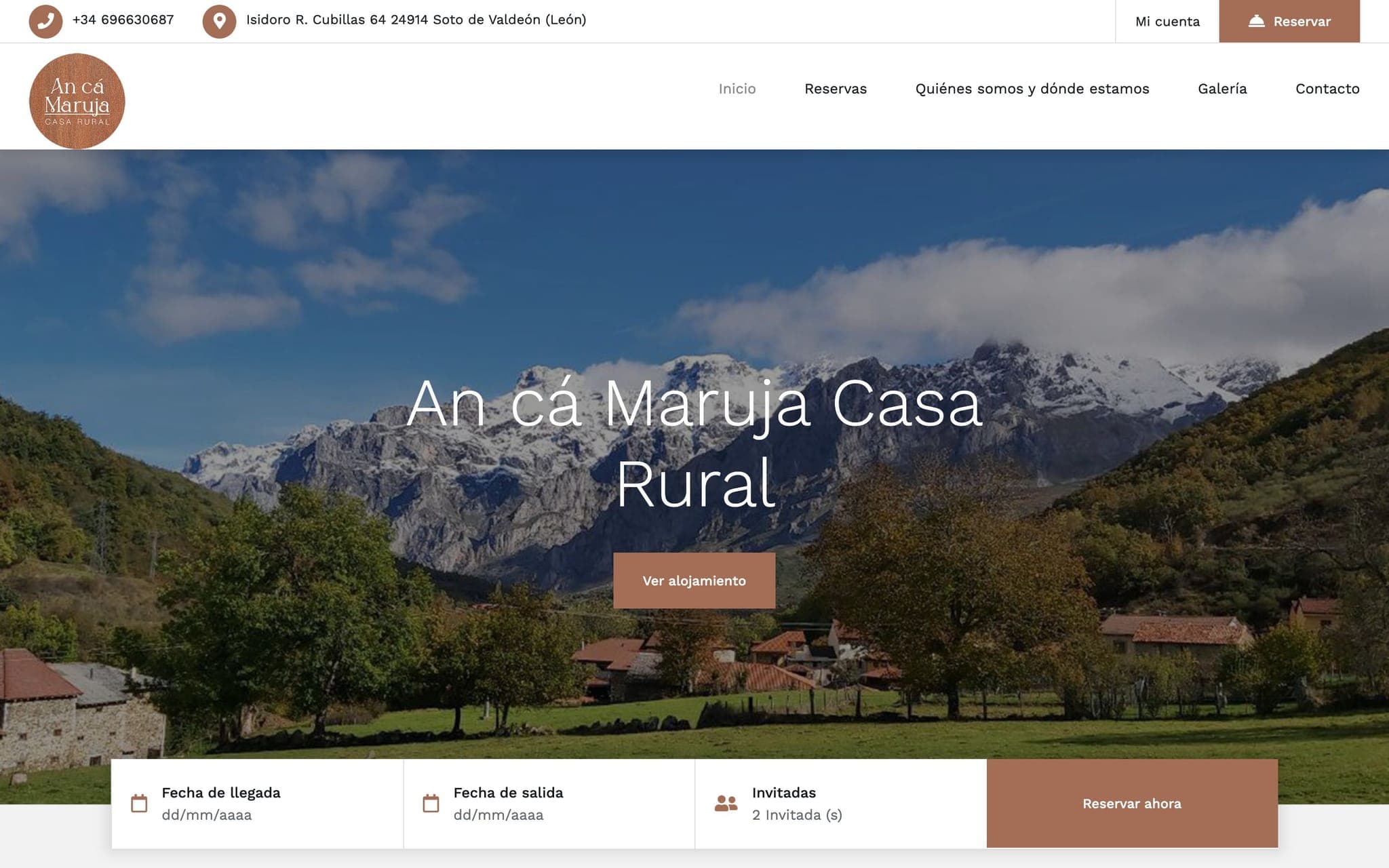 Captura de la web de Anca Maruja