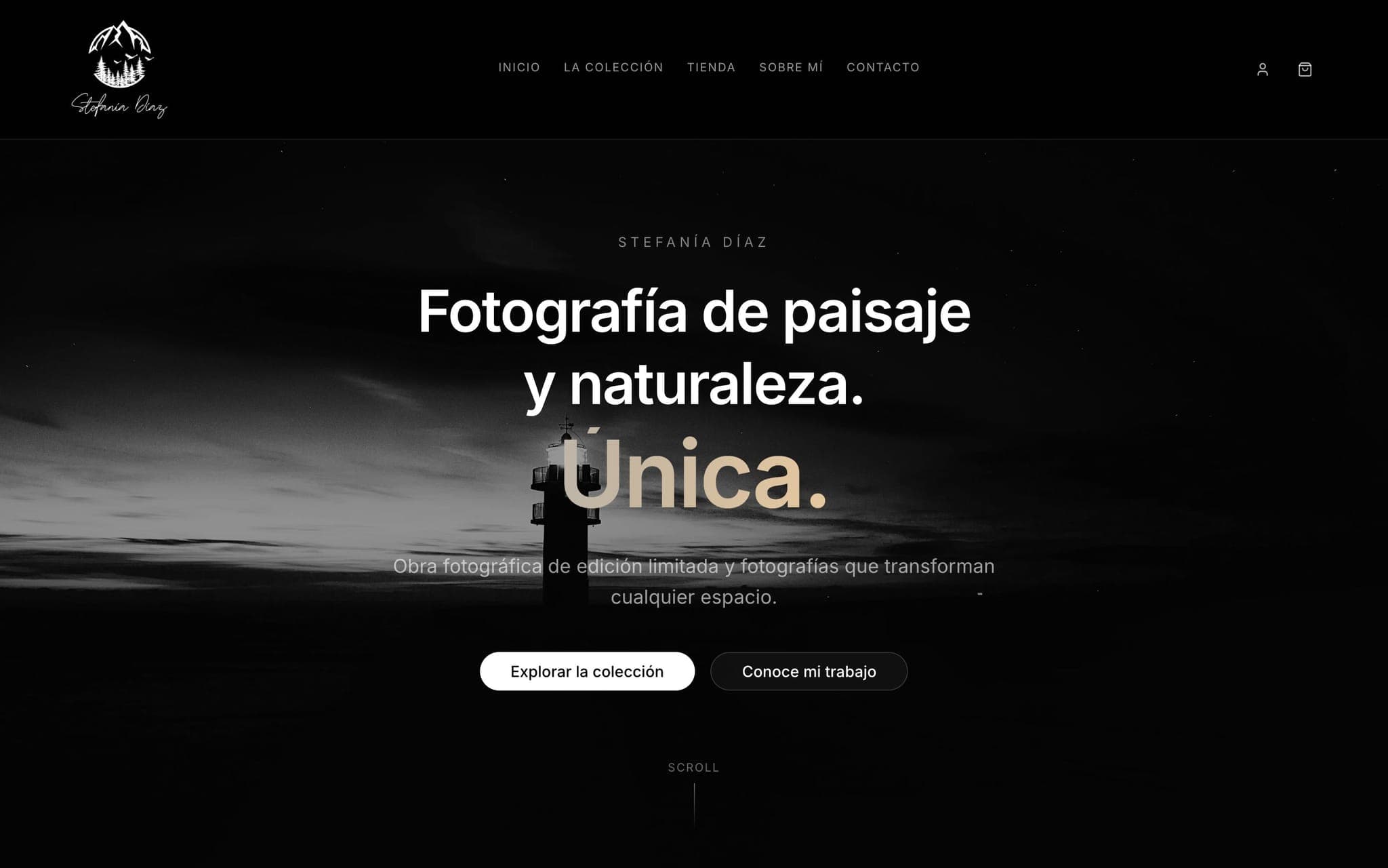 Diseño web de Stefanía Díaz, proyecto de Casa del Árbol