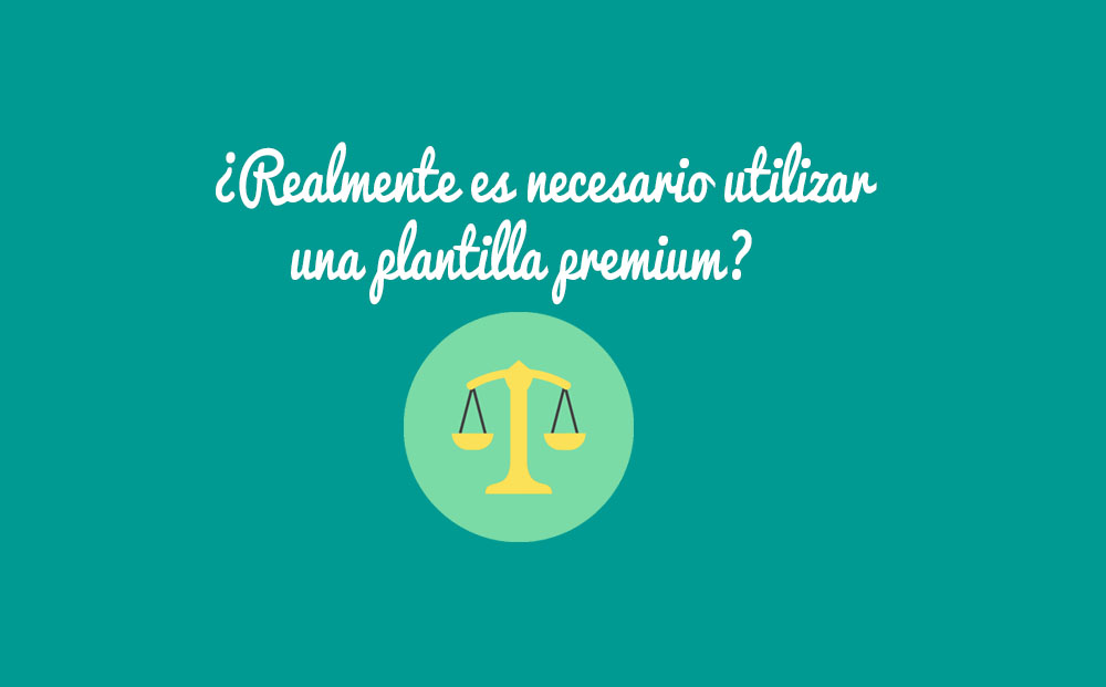 Plantillas gratuitas o Plantillas de pago