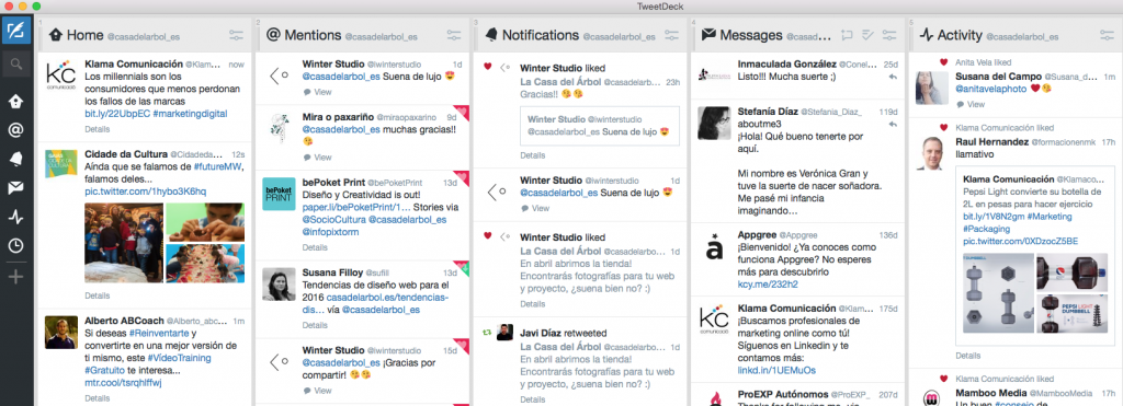 Programar redes sociales