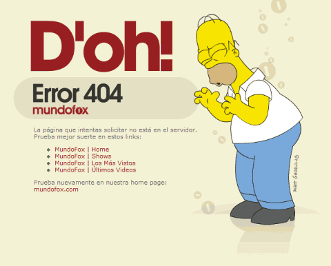 Ejemplo error 404